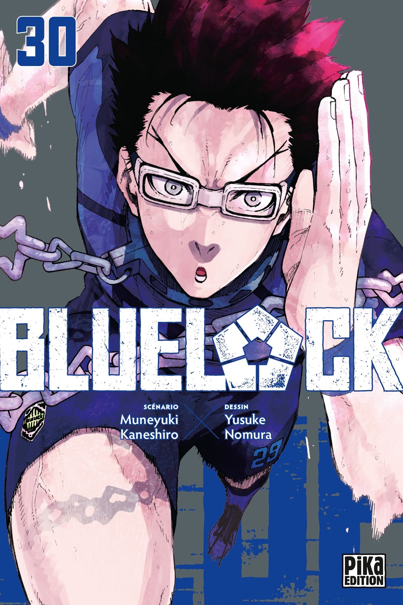  Blue lock T30, manga chez Pika de Kaneshiro, Nomura