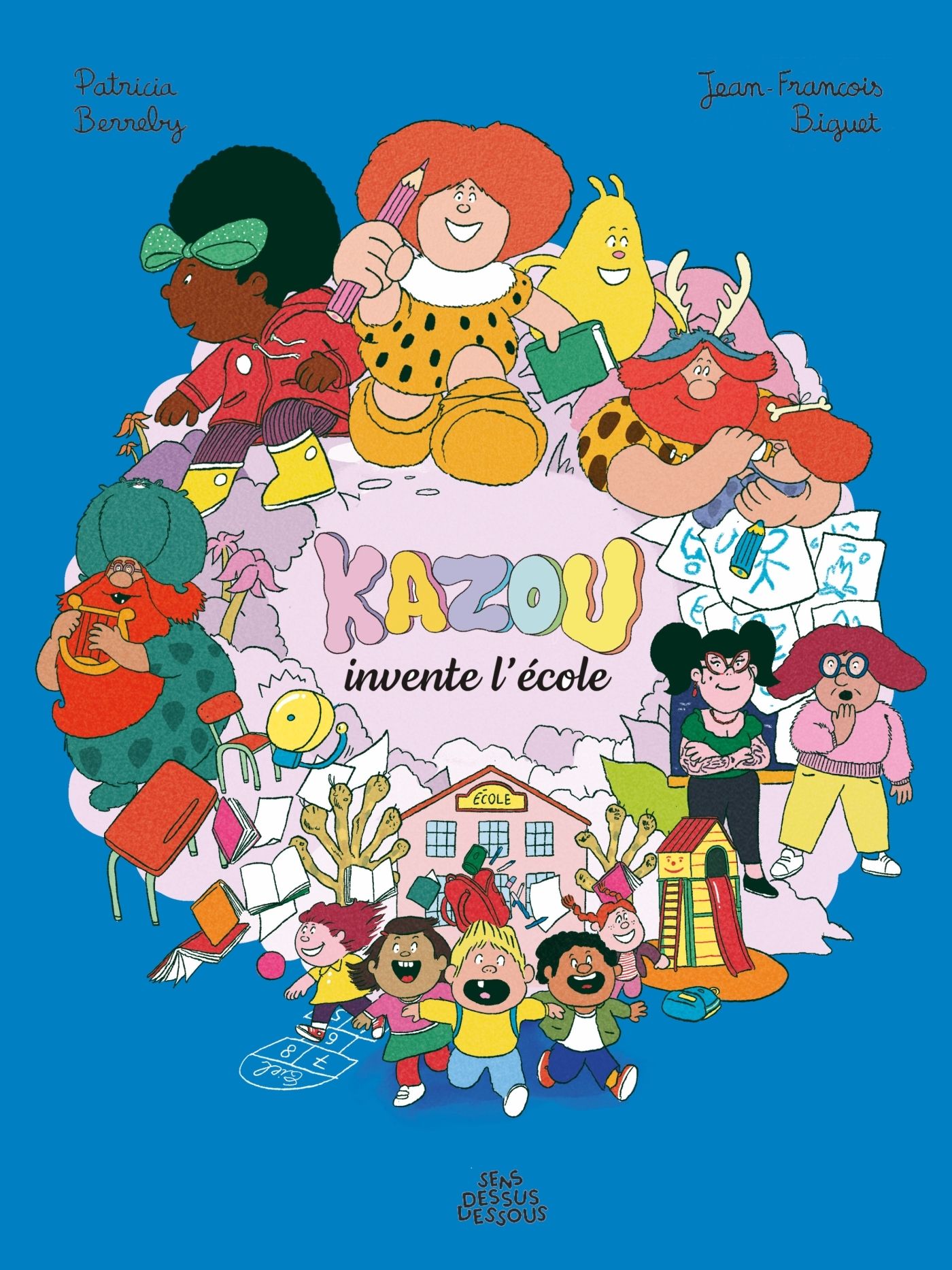  Kazou T2 : Invente l'école (0), bd chez Sens Dessus Dessous de Berrely, Biguet