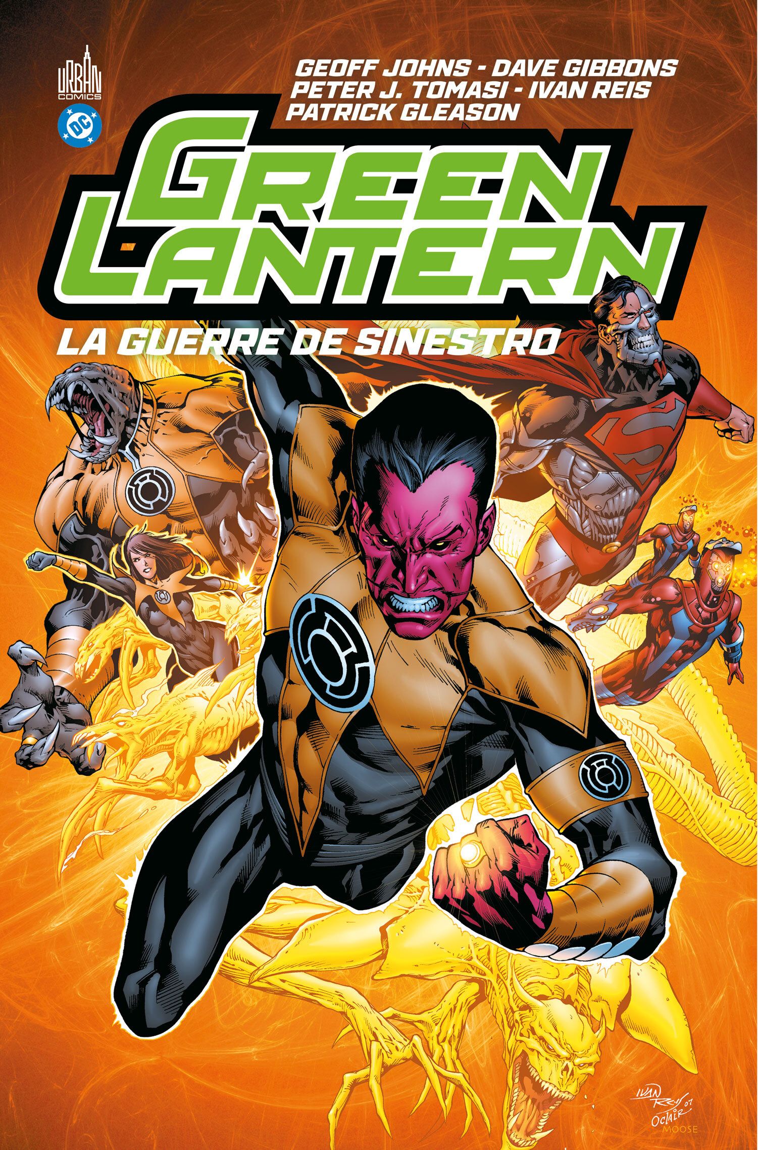 Green Lantern La guerre de Sinestro , comics chez Urban Comics de Johns, Collectif, Reis