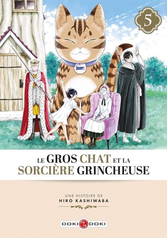 Le Gros chat et la sorcière grincheuse  T5, manga chez Bamboo de Kashikawa