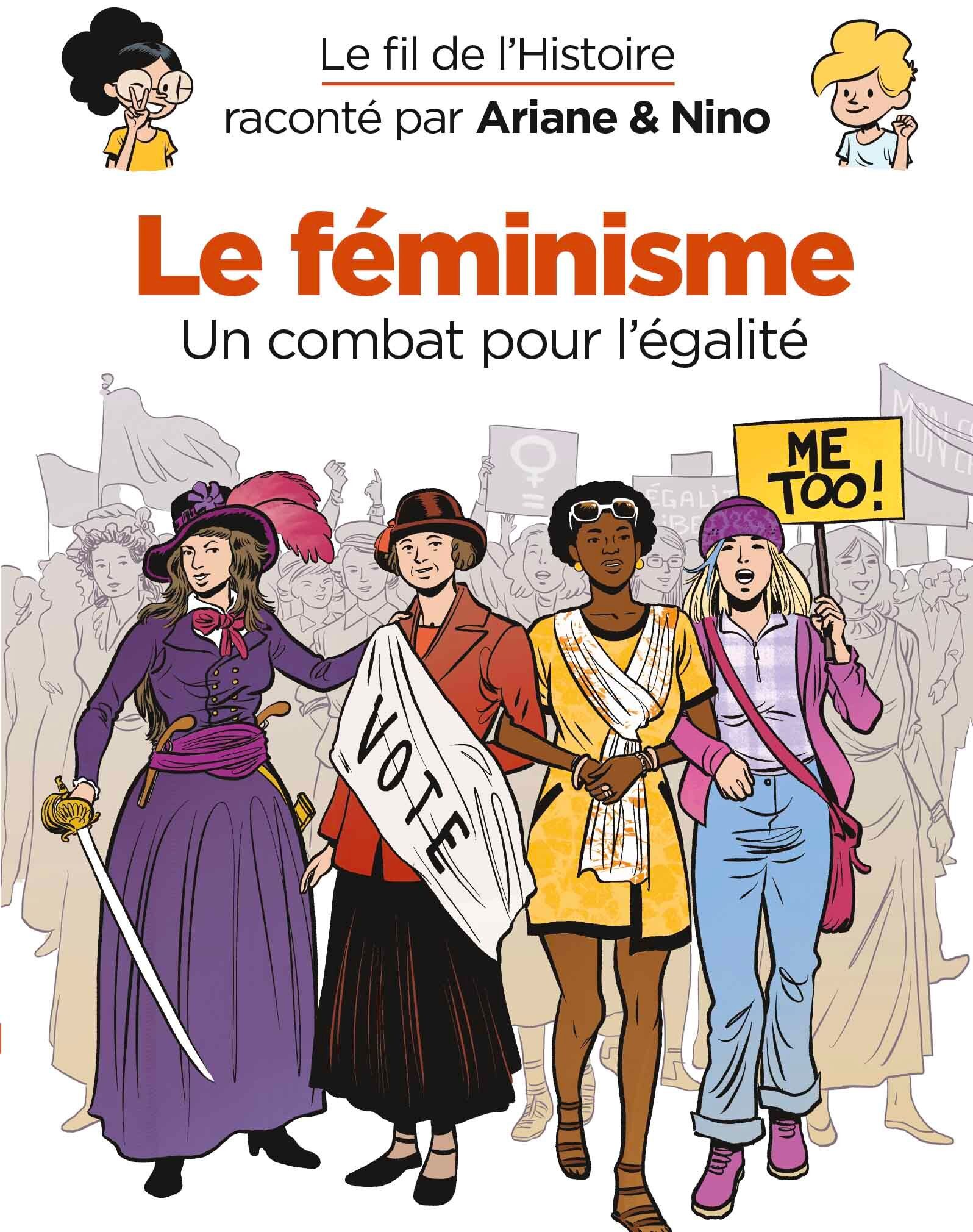 Le Fil de l'Histoire T34 : Le féminisme (0), bd chez Dupuis de Erre, Savoia