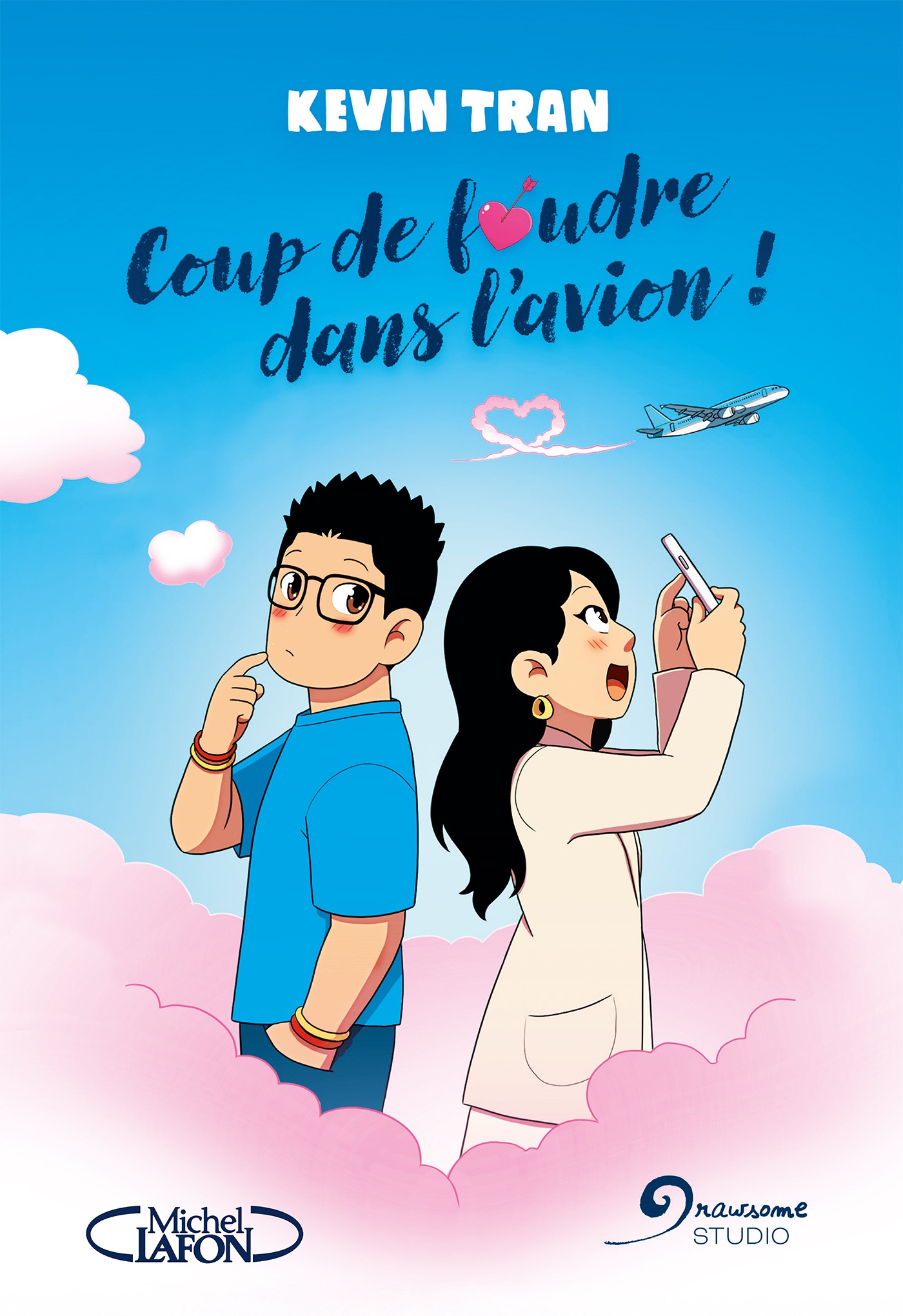 Coup de foudre dans l’avion, manga chez Michel Lafon de Tran