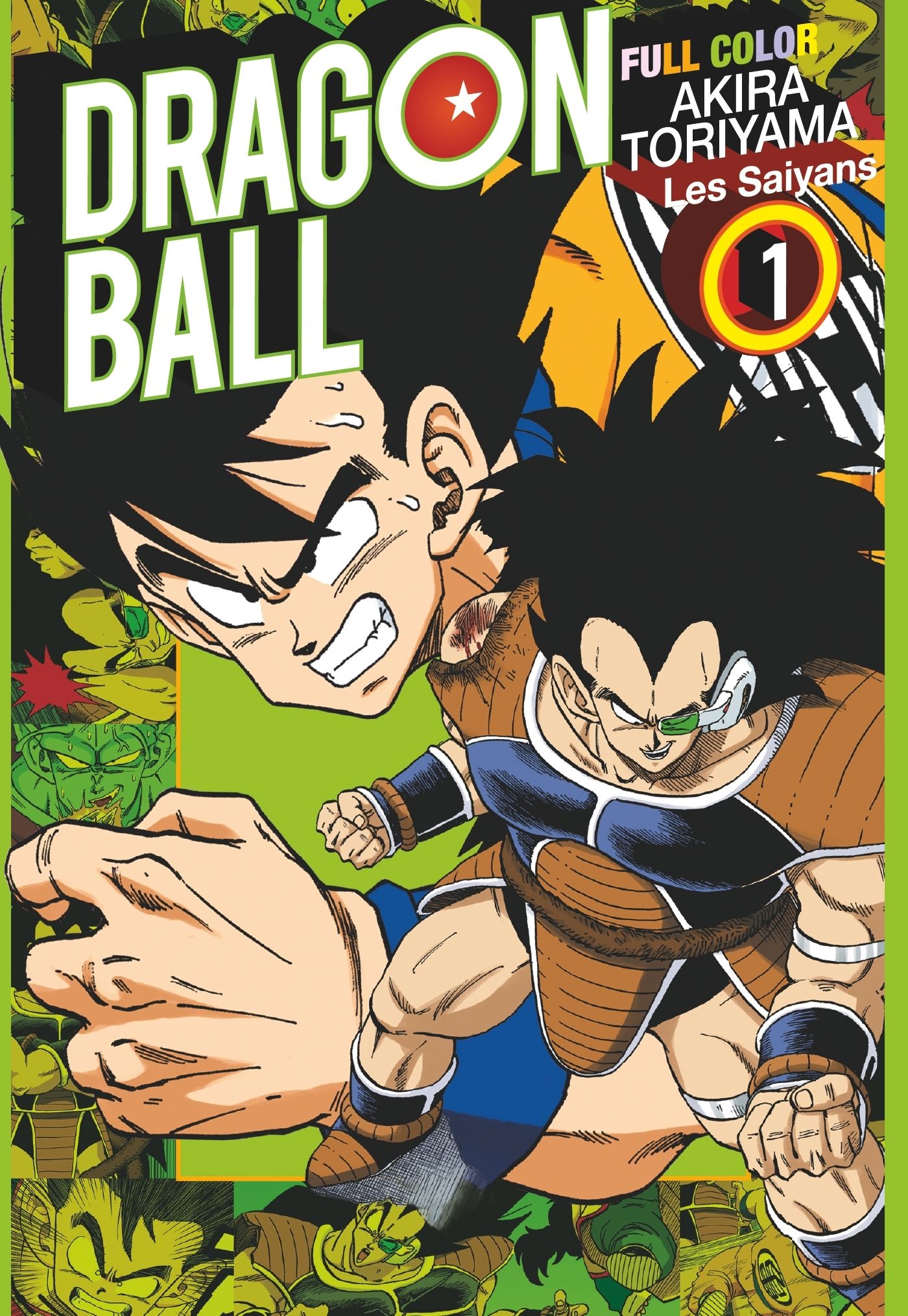  Dragon Ball – Full color -Les Saiyans, T1, manga chez Glénat de Toriyama