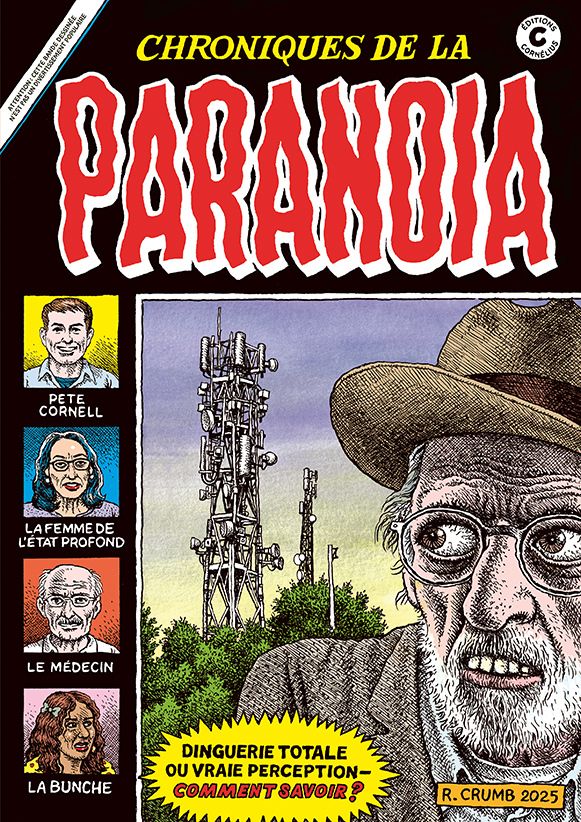 Chroniques de la paranoïa, comics chez Cornelius de Crumb