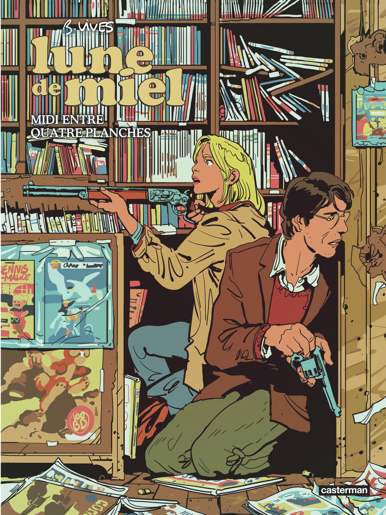  Lune de miel T3 : Midi entre quatre planches (0), bd chez Casterman de Vivès, Findakly