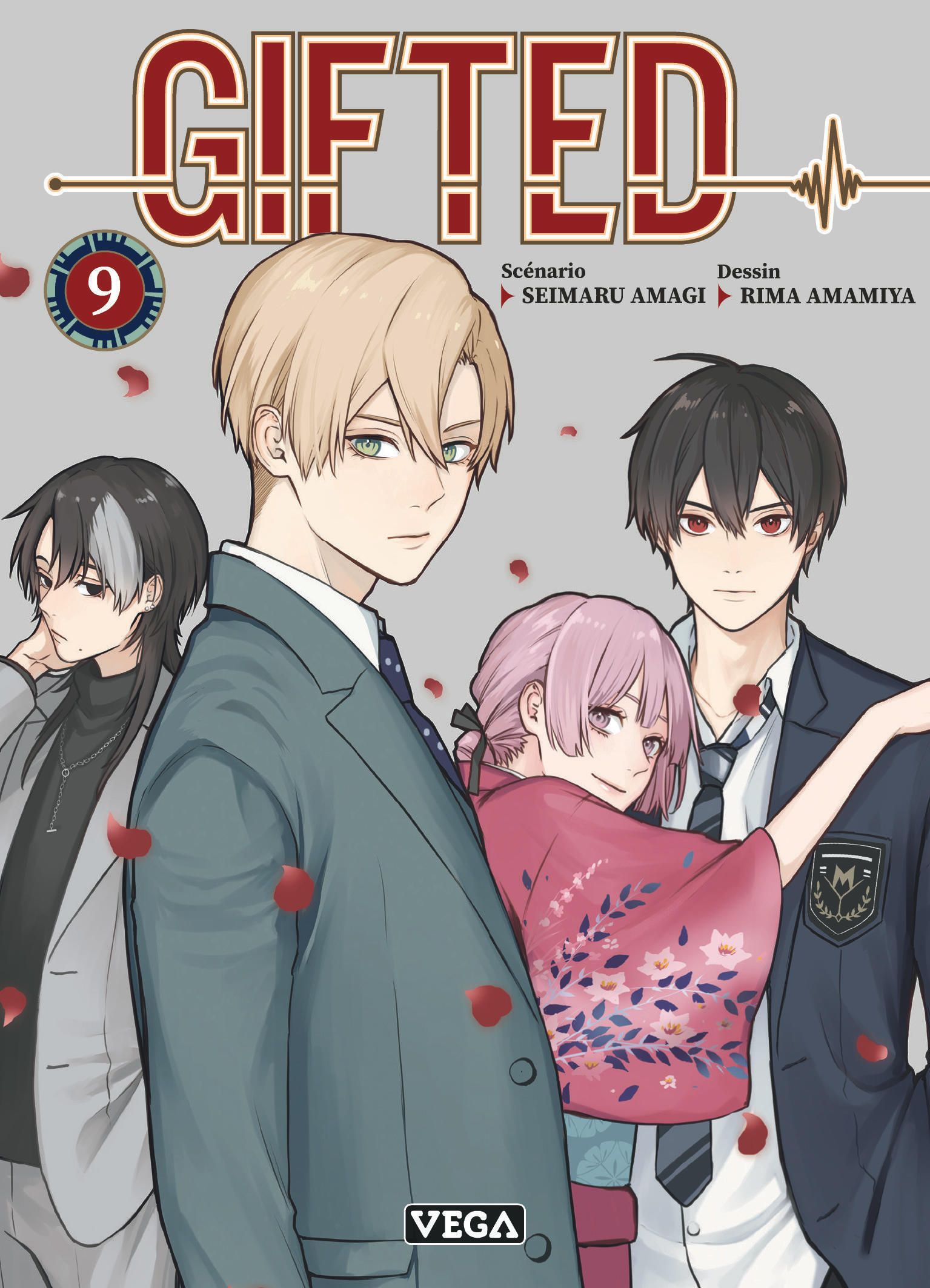  Gifted T9, manga chez Vega de Amagi, Amamiya