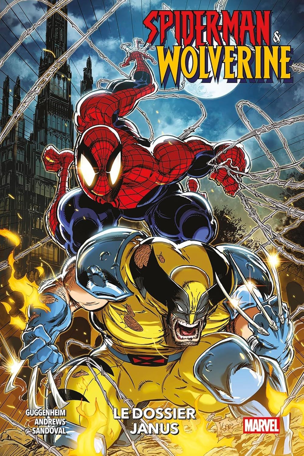  Spider-Man & Wolverine  T1 : Le dossier Janus (0), comics chez Panini Comics de Guggenheim, Sandoval, Andrews, Reber