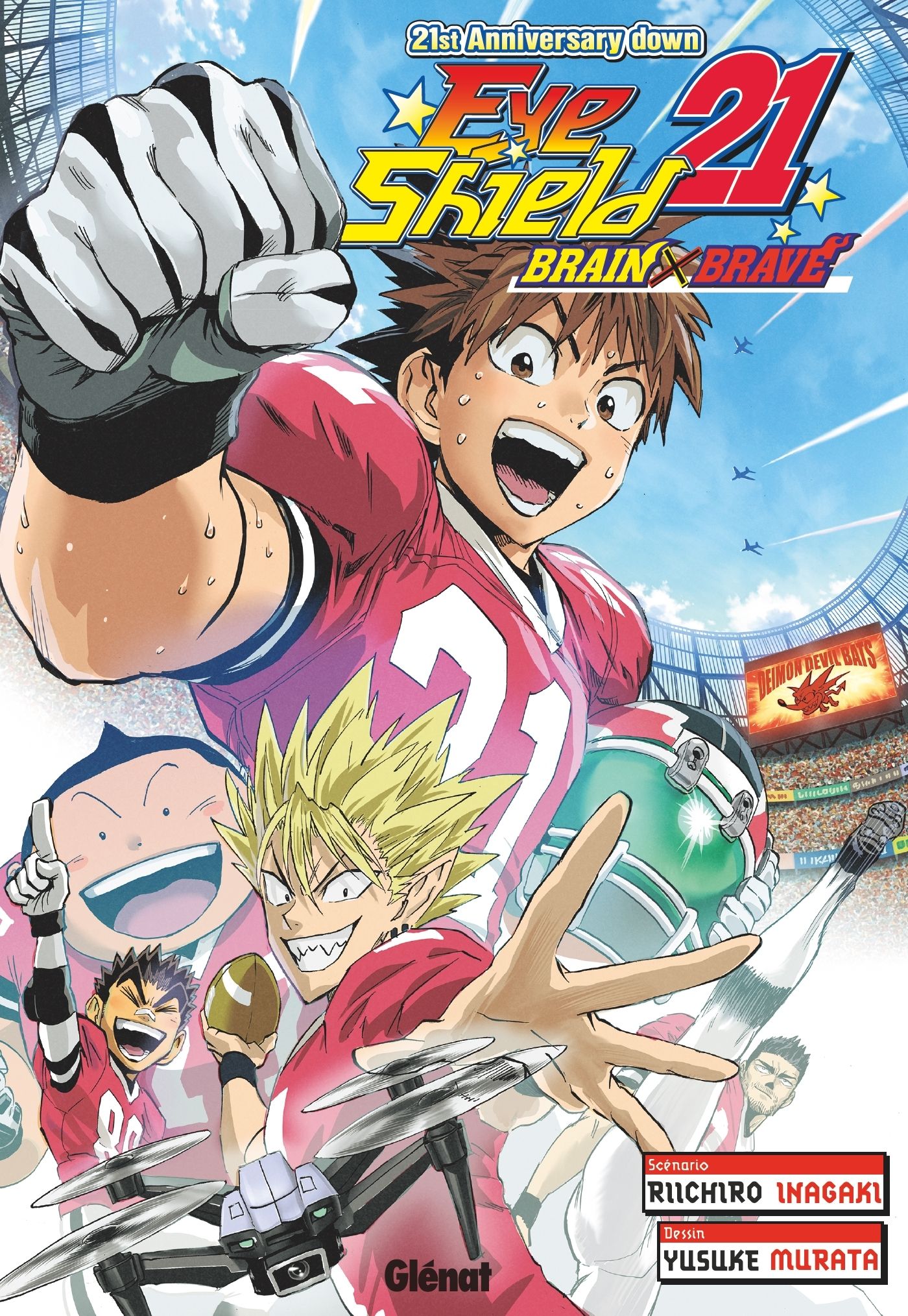 Eye Shield 21 : Brain Brave (0), manga chez Glénat de Inagaki, Murata
