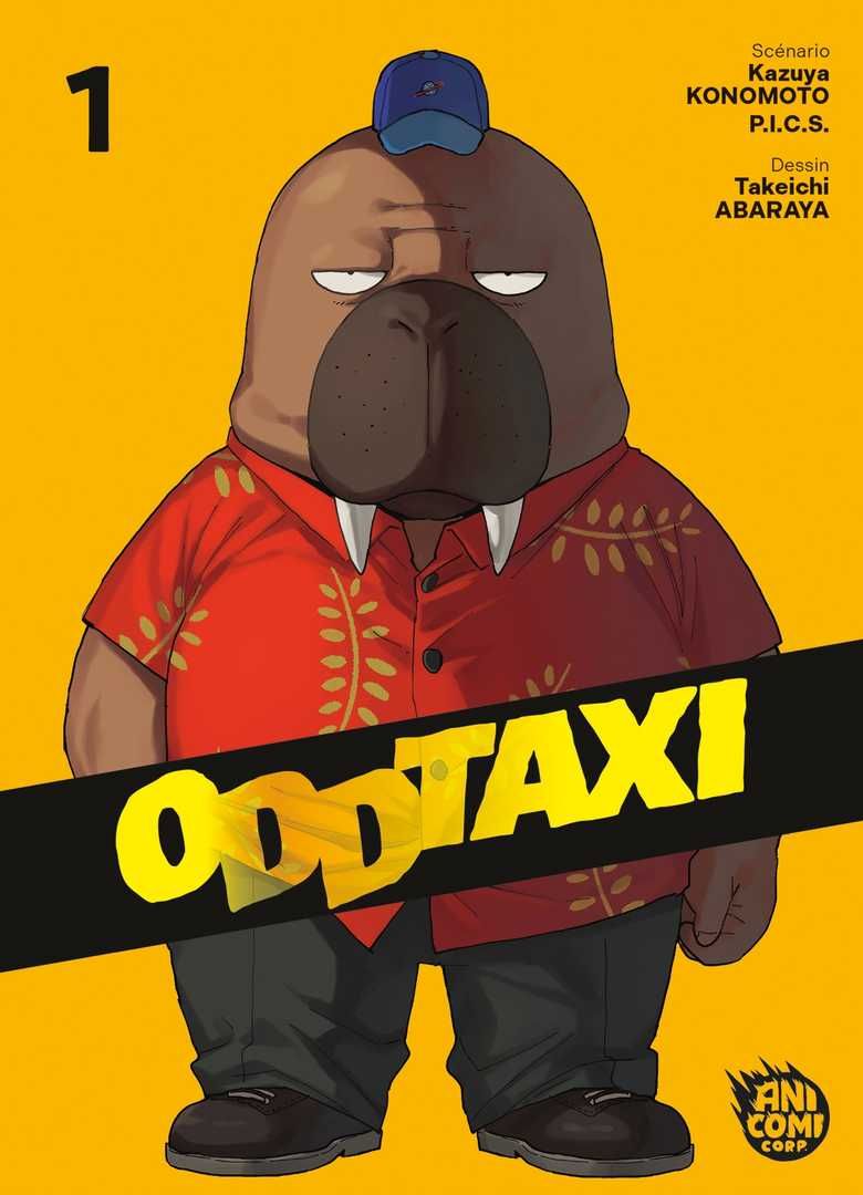  Oddtaxi T1, manga chez Nobi Nobi! de Konomoto, Abaraya