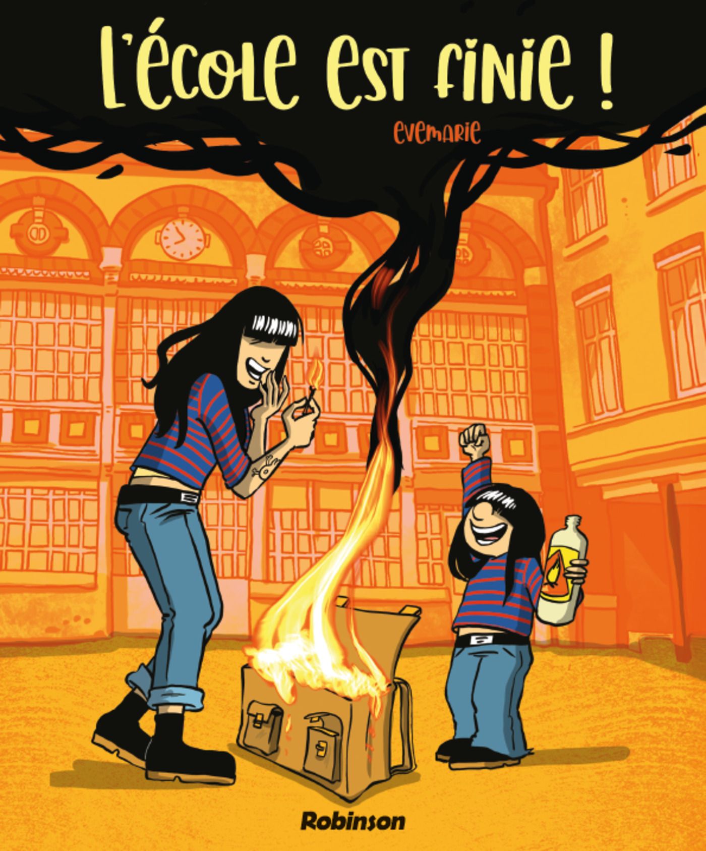 L'Ecole est finie, bd chez Robinson de Evemarie