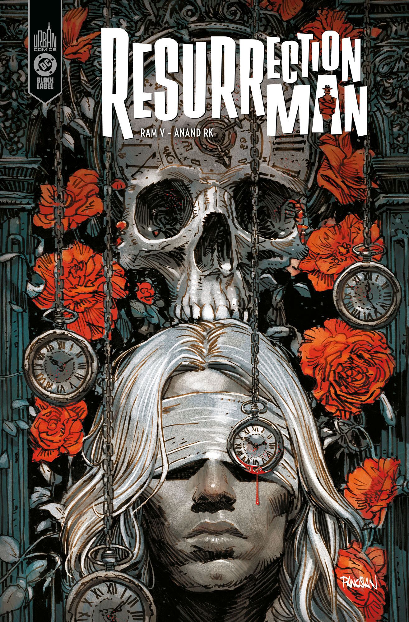 Resurrection man , comics chez Urban Comics de Ram V, Collectif, Rk , Spicer, Panosian