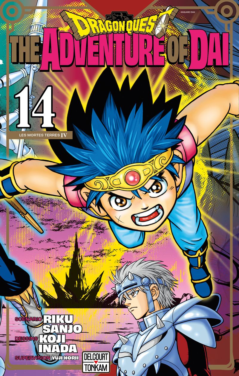  Dragon quest - The adventure of Daï T14, manga chez Delcourt Tonkam de Sanjô, Inada