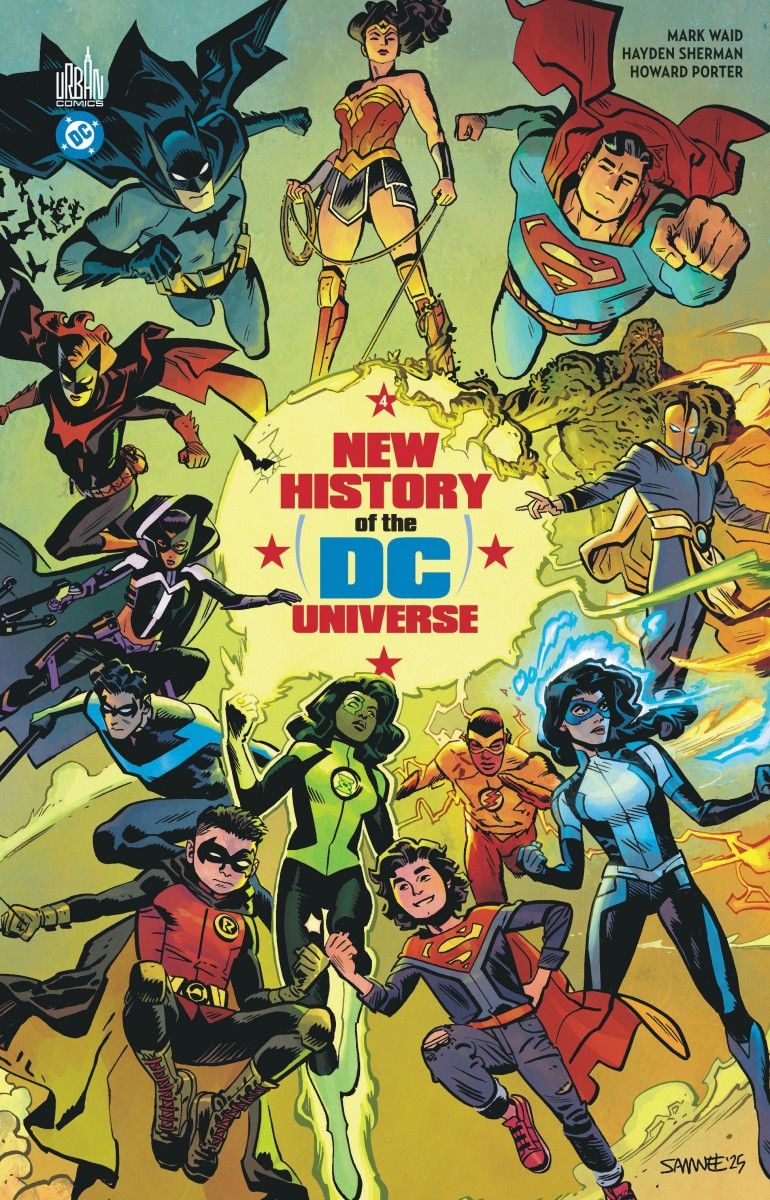  New history of the DC Universe  T4, comics chez Urban Comics de Waid, Porter, Sherman, Hi-fi colour, Farell, Samnee