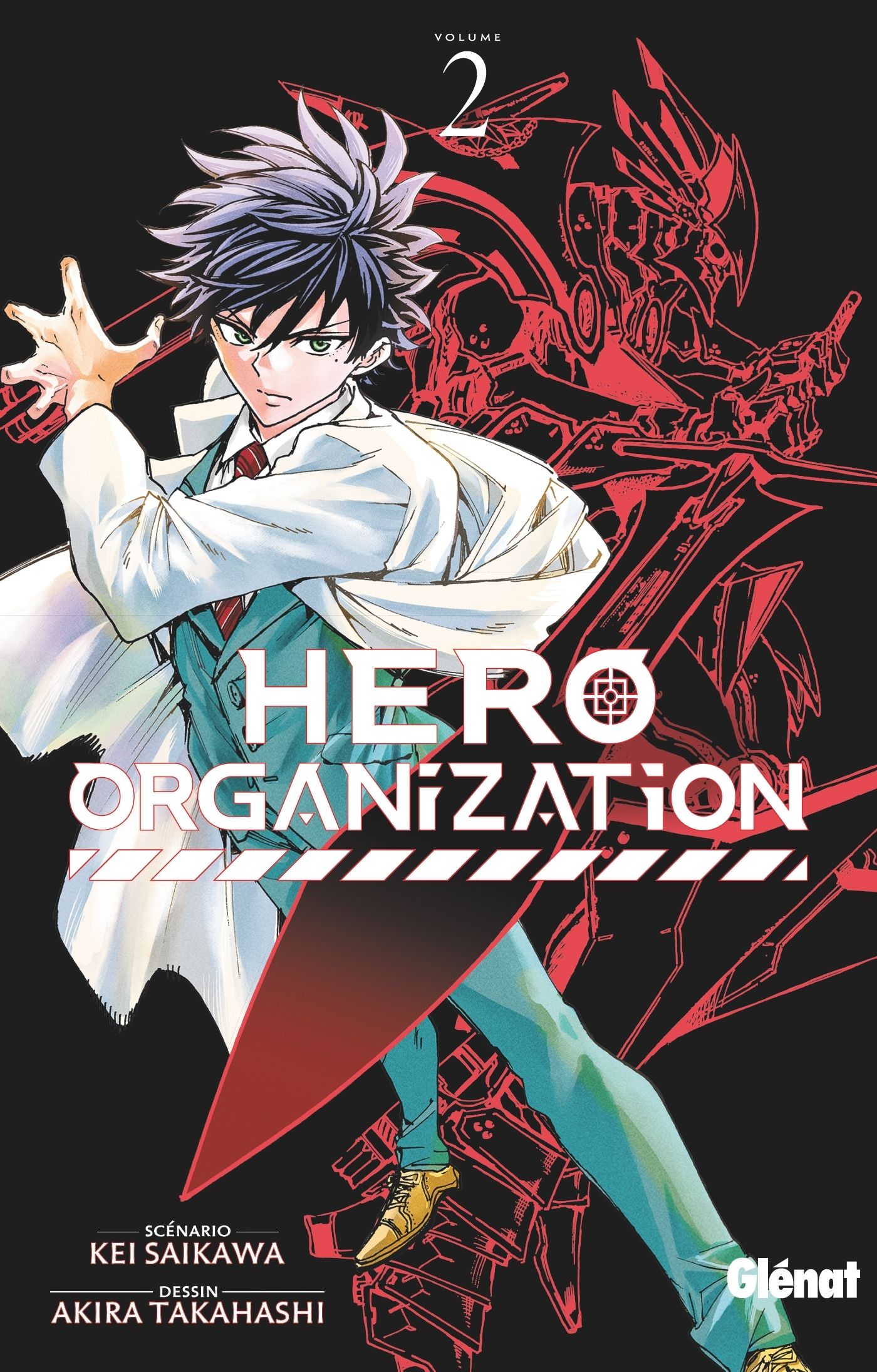  Hero organization T2, manga chez Glénat de Saikawa, Takahashi