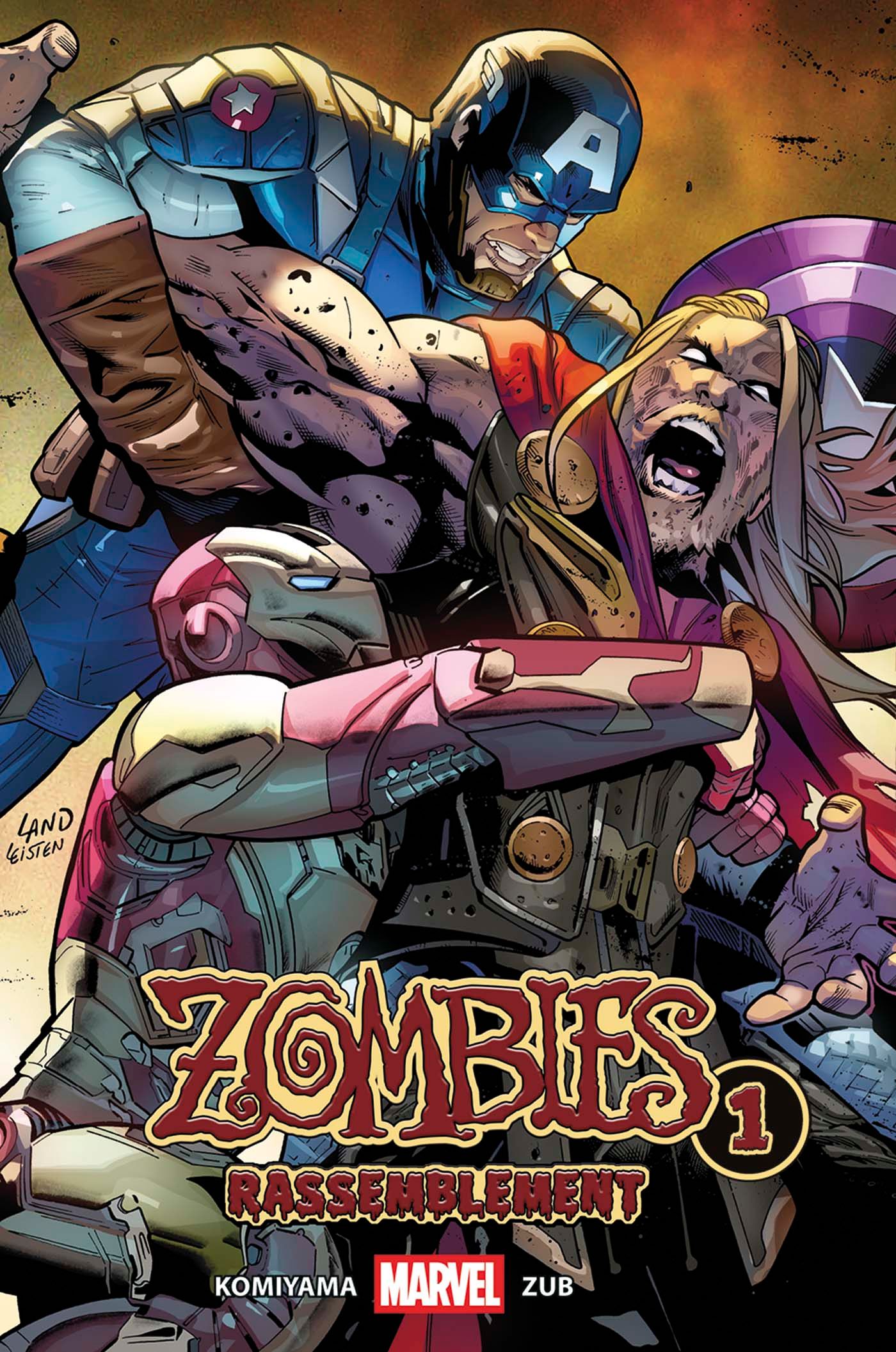 Zombies rassemblement T2, manga chez Panini Comics de Zub, Marvel Comics, Komiyama