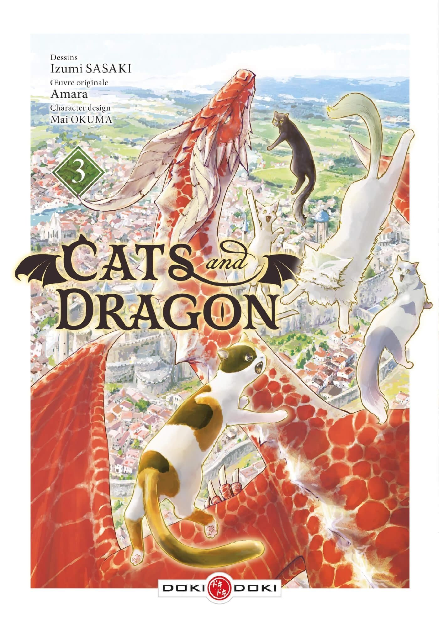  Cats and dragon T3, manga chez Bamboo de Amara, Okuma, Sasaki