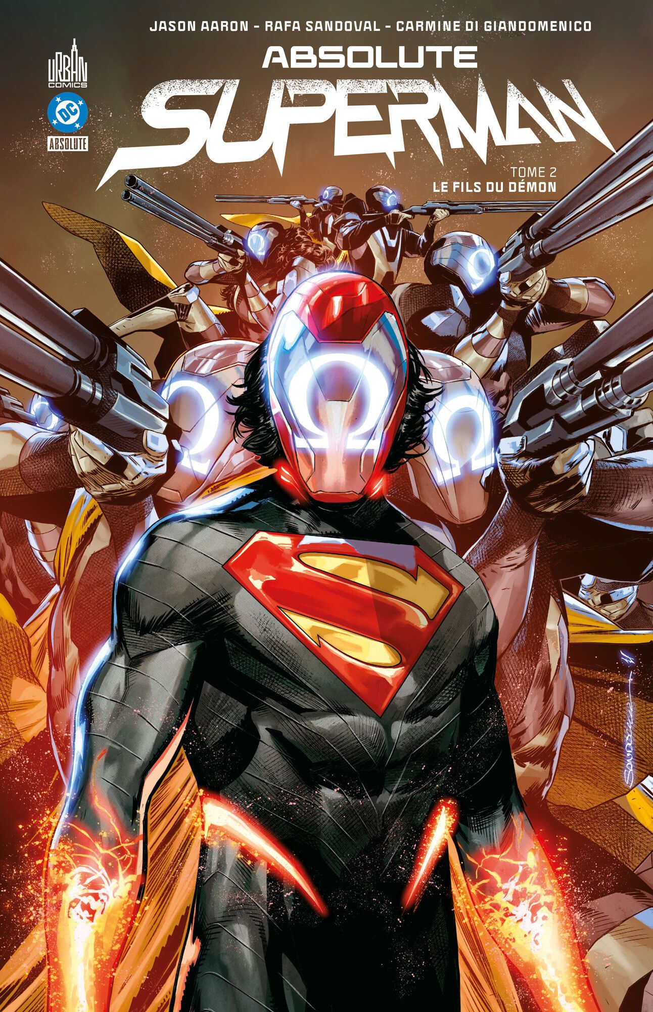  Absolute Superman  T2 : Le fils du démon (0), comics chez Urban Comics de Aaron, Sandoval, Di Giandomenico, Cossio, Arreola