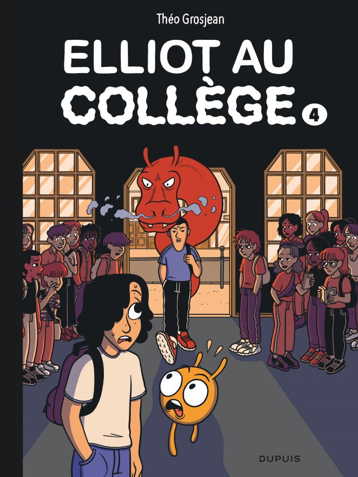 Elliot au collège T4 : Dernier frisson (0), bd chez Dupuis de Grosjean, Riccobono