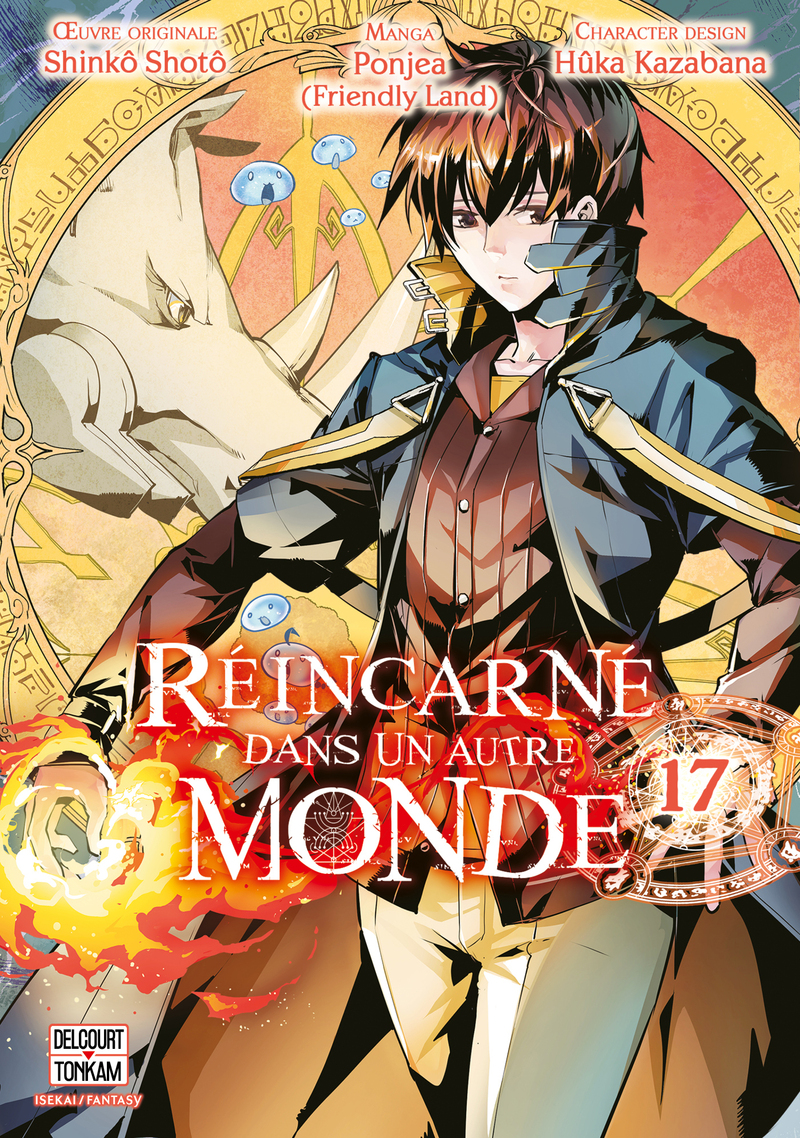  Réincarné dans un autre monde T17, manga chez Delcourt Tonkam de Ponjea