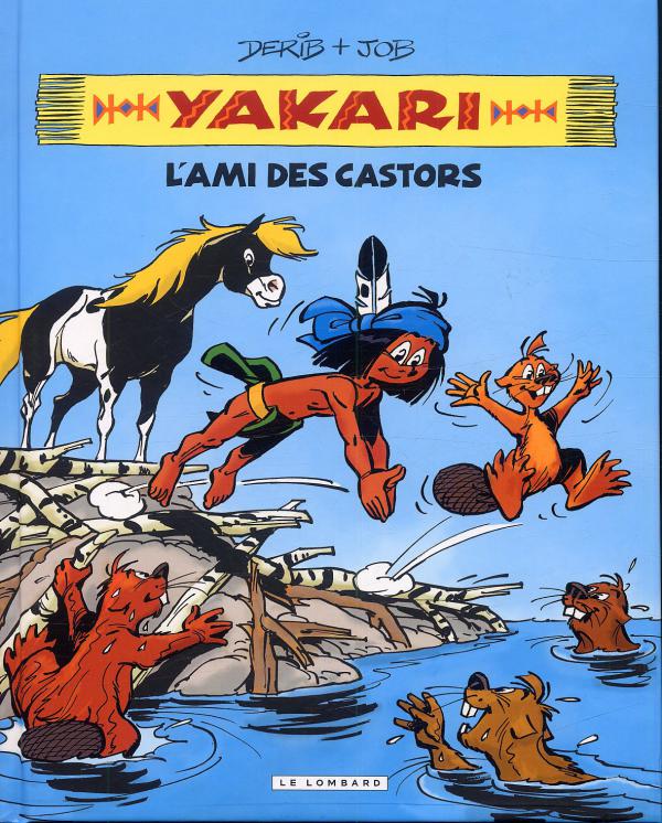  Yakari T2 : L'ami des castors (0), bd chez Le Lombard de Job, Derib, Dominique