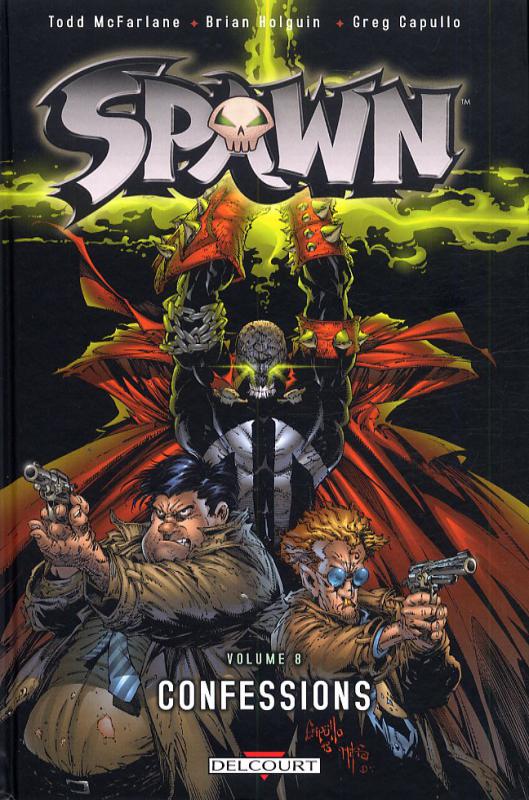  Spawn – Archives, T8 : Confessions (1), comics chez Delcourt de Holguin, McFarlane, Capullo, Troy, Haberlin, Kemp