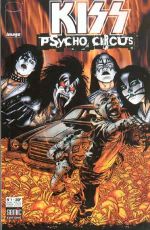 Kiss : Psycho circus T1, comics chez Semic de Holguin, Medina, Troy, Kemp, Haberlin, Golden