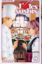  J'aime les sushis T8, manga chez Delcourt de Komura