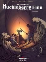 Les Aventures de Huckleberry Finn, de Mark Twain T2, bd chez Delcourt de Morvan, Voulyzé, Lefèbvre