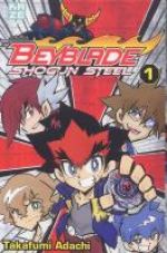  Beyblade shogun steel  T1, manga chez Kazé manga de Adachi