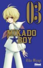  Mikado boy  T3, manga chez Glénat de Miyagi