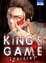  King's game origin T3, manga chez Ki-oon de Kanazawa, Yamada