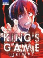  King's game origin T6, manga chez Ki-oon de Kanazawa, Yamada