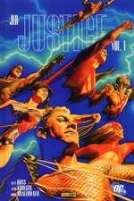  JLA - Justice T1, comics chez Panini Comics de Krueger, Braithwaite, Ross
