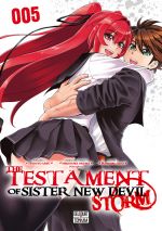  The testament of sister new devil - Storm T5, manga chez Delcourt Tonkam de Tetsuto, Nitroplus