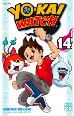  Yo-kai watch  T14, manga chez Kazé manga de Konishi, Level-5