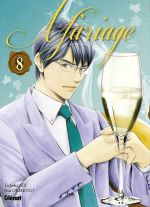 Les Gouttes de dieu - Mariage T8, manga chez Glénat de Agi, Okimoto