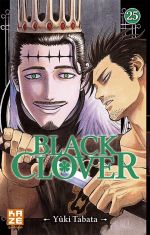  Black clover T25, manga chez Kazé manga de Tabata