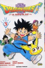  Dragon quest - The adventure of Daï T3, manga chez Delcourt Tonkam de Sanjô, Inada