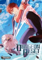  Dungeon reset T3, manga chez Delcourt Tonkam de Ant Studio, Daull