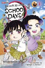  Demon slayer school days T3, manga chez Panini Comics de Gotouge, Hirumi