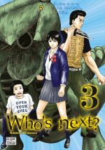  Who’s next ? T3, manga chez Delcourt Tonkam de Wakasugi