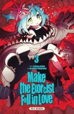  Make the exorcist fall in love T3, manga chez Delcourt Tonkam de Arima, Fukuyama