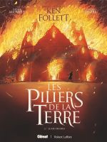 Les Piliers de la terre T2 : Le Feu de Dieu (0), bd chez Glénat de Alcante, Dupré, Fernandez