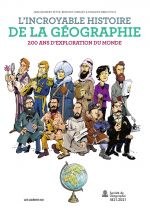 L'Incroyable histoire de la géographie, bd chez Les arènes de Pitte, Simmat, Bercovici, Lerolle