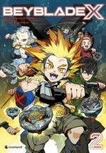  Beyblade X T2, manga chez Crunchyroll de Kawamoto, Muno, Demizu