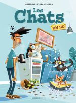 Les Chats en BD T2, bd chez Bamboo de Flora, Cazenove, Escapa