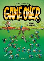  Game Over T24 : Fish & ships (0), bd chez Dupuis de Midam, Patelin, Adam, BenBK
