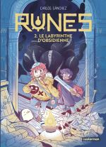  Runes T2 : Le Labyrinthe (0), comics chez Casterman de Sanchez