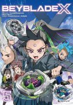  Beyblade X T5, manga chez Crunchyroll de Kawamoto, Muno, Demizu
