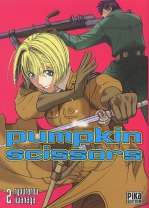  Pumpkin scissors T2, manga chez Pika de Iwanaga